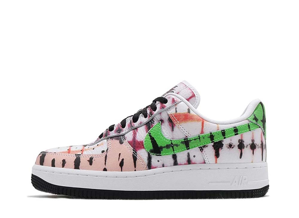 \1000円OFFクーポン発行/Nike ナイキ ウィメンズ エアフォース1 ロー 07 QS タイダイ ホワイト/グリーン ストライク ナイキ CW1267-101 ウィメンズ レディース スニーカー ランニングシューズ 21SN-CW1267-101|セレクトショップFrenz