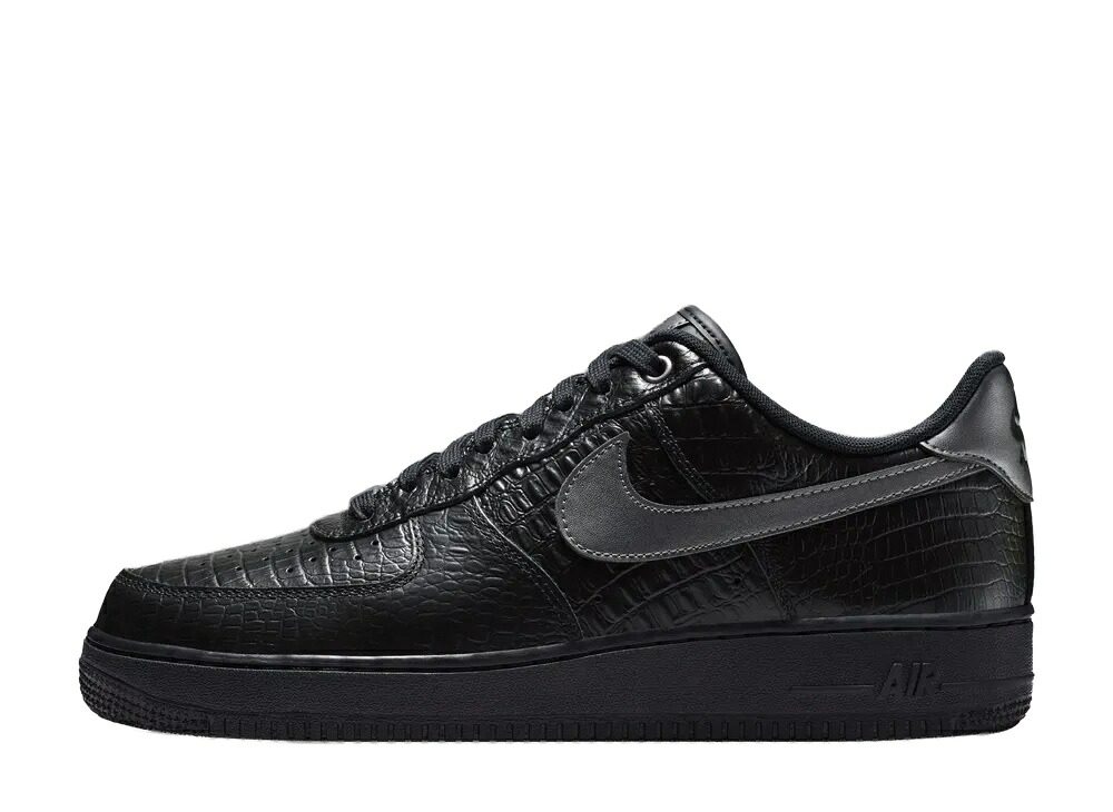 \1000円OFFクーポン発行/Nike ナイキ エアフォース1 ロー トリプルブラック/クロコ ナイキ IV6306-010 メンズ スニーカー ランニングシューズ 21SN-IV6306-010|セレクトショップFrenz