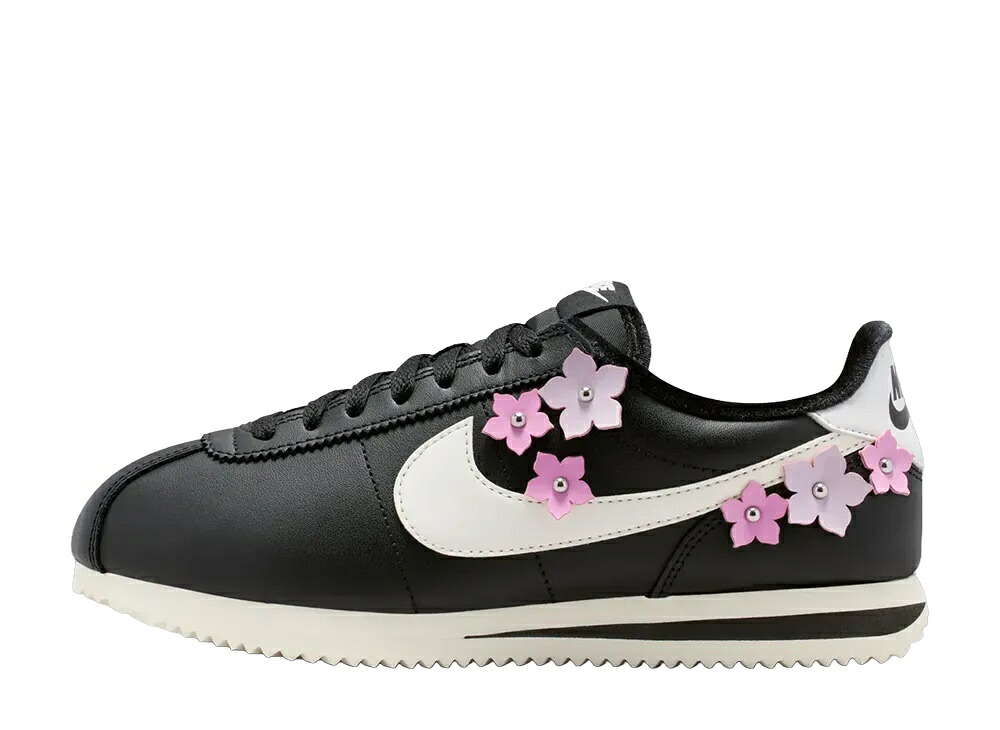 ＼1000円OFFクーポン発行／Nike ナイキ ウィメンズ コルテッツ レザー フローラルパック ブラック/ピンクライズ ナイキ IV5675-001 ウィメンズ レディース スニーカー ランニングシューズ 21SN-IV5675-001｜セレクトショップFrenz
