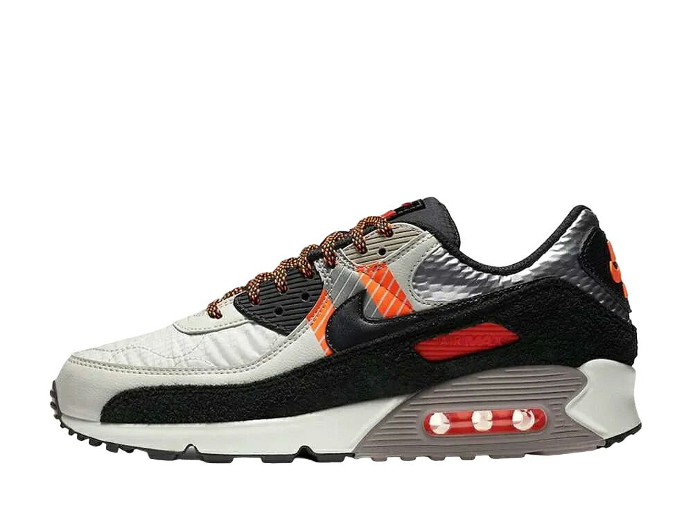 \1000円OFFクーポン発行/Nike スリーエム × ナイキ エアマックス90 ライトボーン/ブラック/トータルオレンジ ナイキ CZ2975-001 メンズ スニーカー ランニングシューズ 21SN-CZ2975-001|セレクトショップFrenz