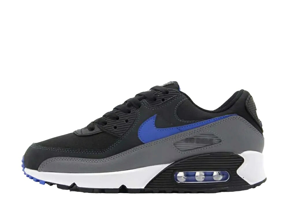 \1000円OFFクーポン発行/Nike ナイキ エアマックス90 ブラック/ミディアム ブルー ナイキ DH4619-001 メンズ スニーカー ランニングシューズ 21SN-DH4619-001|セレクトショップFrenz