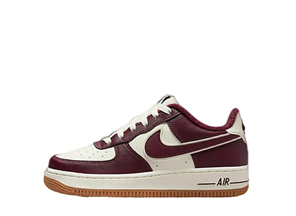 \1000円OFFクーポン発行/Nike ナイキ GS エアフォース1 LV8 3 セイル/ナイトマルーン ナイキ DQ5972-100 大人も履ける キッズモデル ウィメンズ レディース スニーカー ランニングシューズ キッズスニーカー ベビーシューズ 21SN-DQ5972-100|セレクトショップFrenz