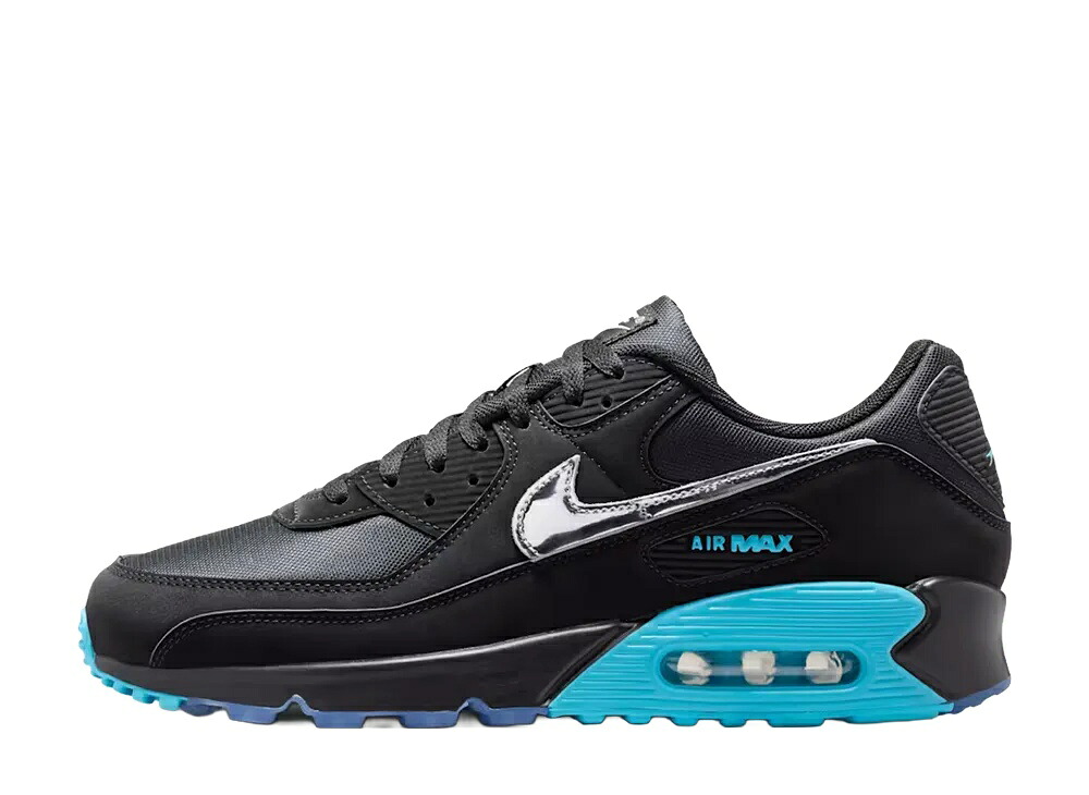 ＼1000円OFFクーポン発行／Nike ナイキ エアマックス90 プレミアム ブラック/ガンマブルー ナイキ IQ9438-001 メンズ スニーカー ランニングシューズ 21SN-IQ9438-001｜セレクトショップFrenz
