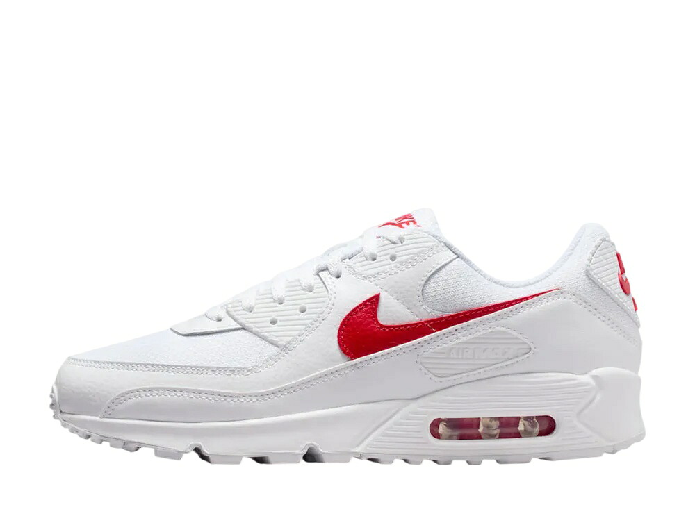 \1000円OFFクーポン発行/Nike ナイキ エアマックス90 ホワイト/ユニバーシティレッド ナイキ DM0029-120 メンズ スニーカー ランニングシューズ 21SN-DM0029-120|セレクトショップFrenz