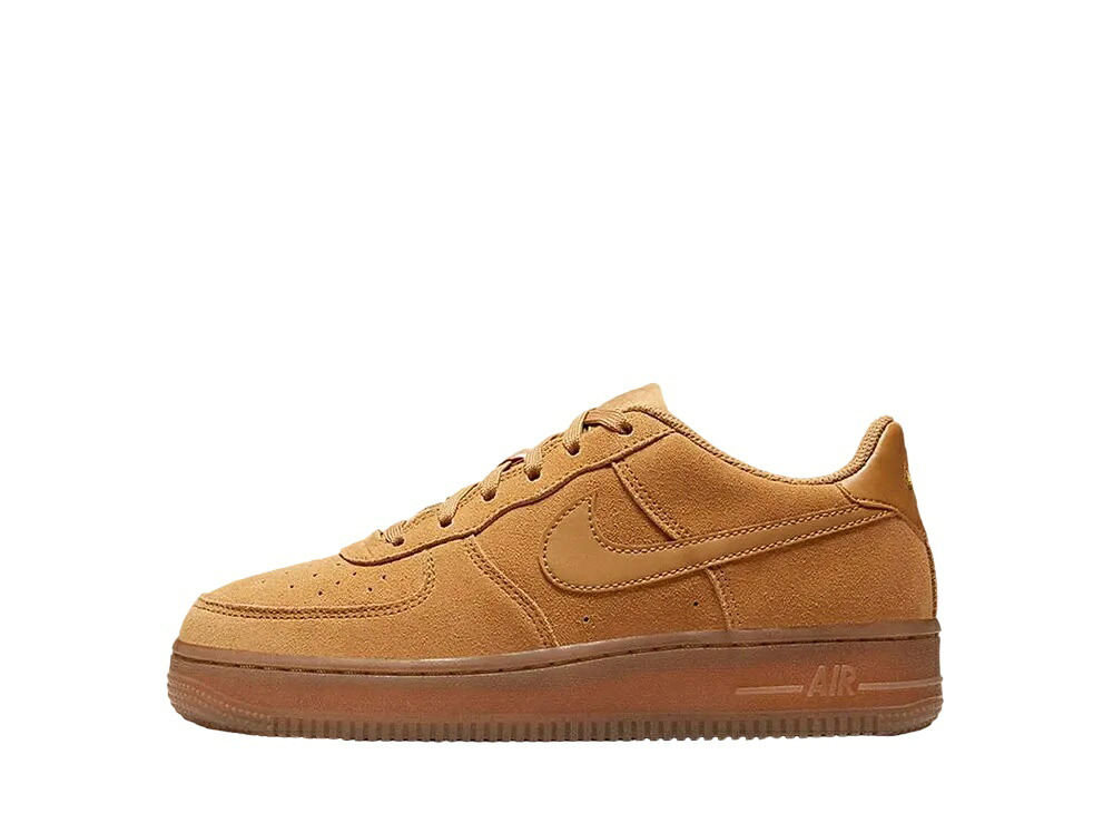 \1000円OFFクーポン発行/Nike ナイキ GS エアフォース1 ロー ウィート (キッズ) ナイキ BQ5485-700 大人も履ける キッズモデル ウィメンズ レディース スニーカー ランニングシューズ キッズスニーカー ベビーシューズ 21SN-BQ5485-700|セレクトショップFrenz