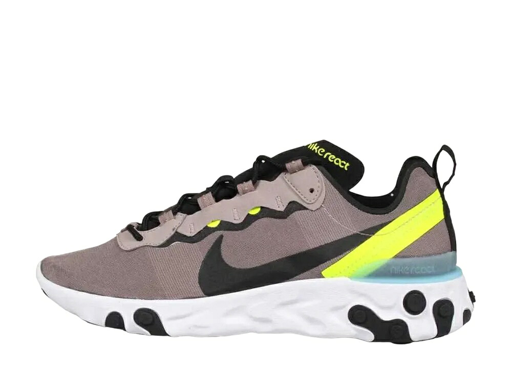 ＼1000円OFFクーポン発行／Nike ナイキ リアクトエレメント55 パミス/ブラック/ホワイト/+ブルーチル ナイキ BQ6166-201 メンズ スニーカー ランニングシューズ 21SN-BQ6166-201｜セレクトショップFrenz