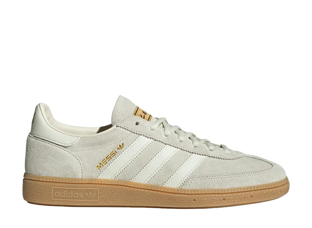 \1000円OFFクーポン発行/adidas リオネル・メッシ × アディダス ハンドボールスペツィアル アイボリー/ゴールドメタリック アディダス KI4549 メンズ スニーカー ランニングシューズ 21SN-KI4549|セレクトショップFrenz