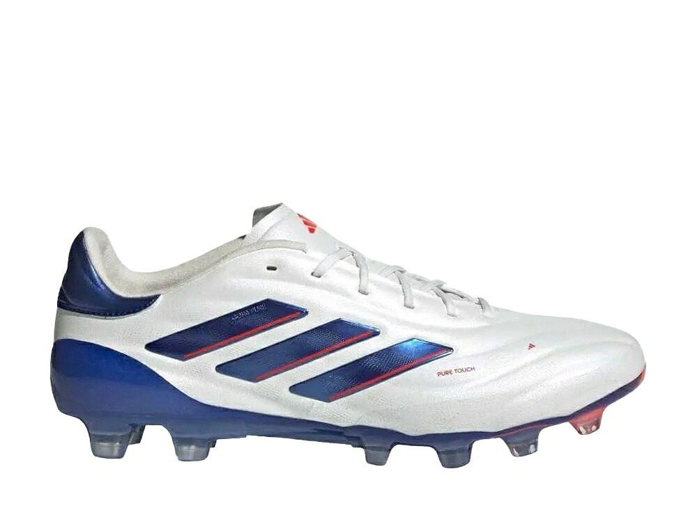 \1000円OFFクーポン発行/adidas アディダス コパ ピュア2 エリート HG/AG フットウェアホワイト/ルシッドブルー/ソーラーレッド アディダス IG6401 メンズ スニーカー ランニングシューズ 21SN-IG6401|セレクトショップFrenz
