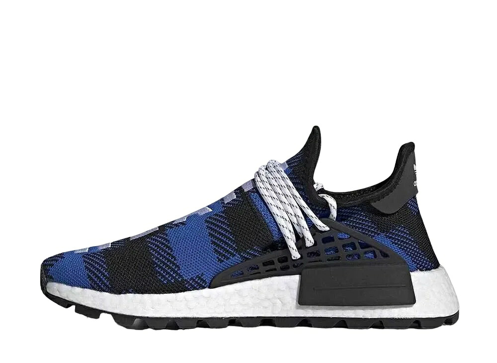 \1000円OFFクーポン発行/adidas ビリオネアボーイズクラブ × ファレル・ウィリアムス × アディダス HU NMD ブルー プレイド アディダス EF7387 メンズ スニーカー ランニングシューズ 21SN-EF7387|セレクトショップFrenz