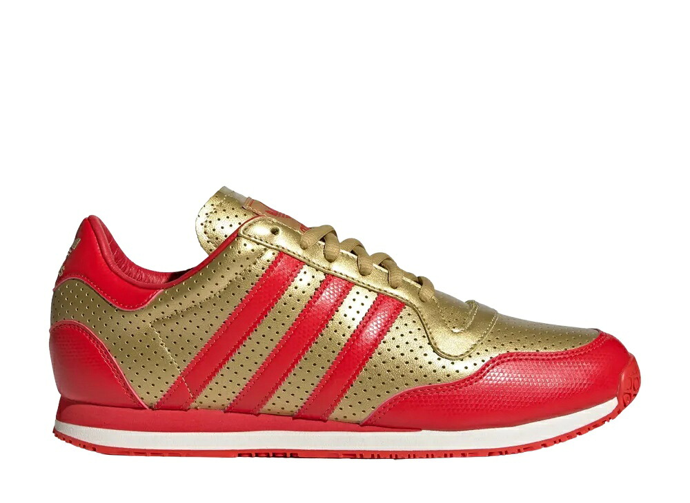 ＼1000円OFFクーポン発行／adidas アディダス ガゼル OG ゴールドメタリック/レッド アディダス JR5695 メンズ スニーカー ランニングシューズ 21SN-JR5695｜セレクトショップFrenz 27,406円