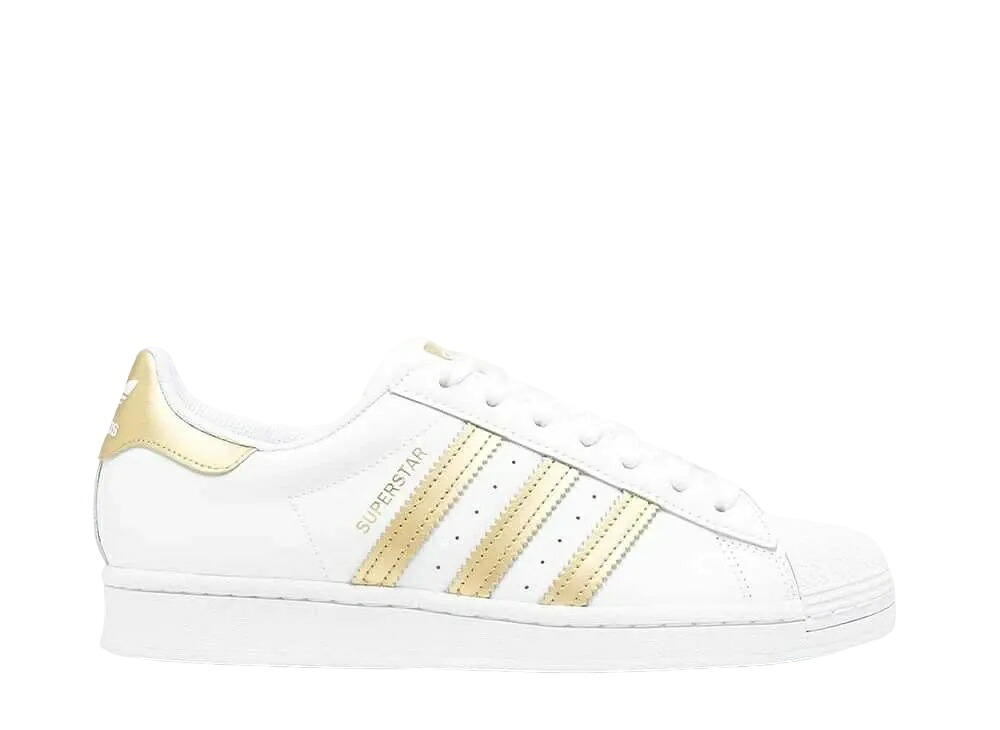 \1000円OFFクーポン発行/adidas アディダス ウィメンズ スーパースター ホワイト ゴールド メタリック アディダス FX7483 ウィメンズ レディース スニーカー ランニングシューズ 21SN-FX7483|セレクトショップFrenz