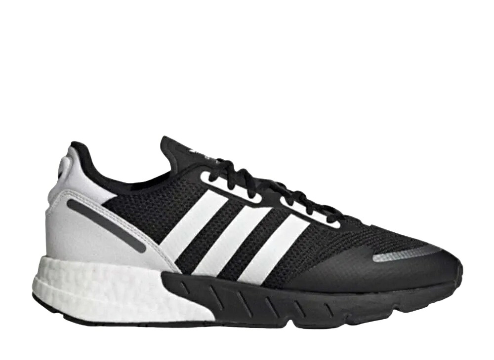 ＼1000円OFFクーポン発行／adidas アディダス ZX 1K ブースト コア ブラック/フットウェア ホワイト/ブラック シルバー メタリック アディダス FX6515 メンズ スニーカー ランニングシューズ 21SN-FX6515｜セレクトショップFrenz