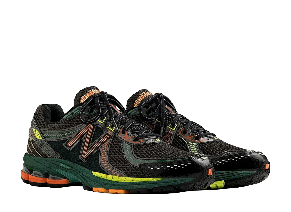 ＼1000円OFFクーポン発行／New Balance エメレオンドレ &times; ニューバランス 860V2 ブラック ニューバランス SNDN-SNKR-10852 メンズ スニーカー ランニングシューズ 21SN-SNDN-SNKR-10852｜セレクトショップFrenz