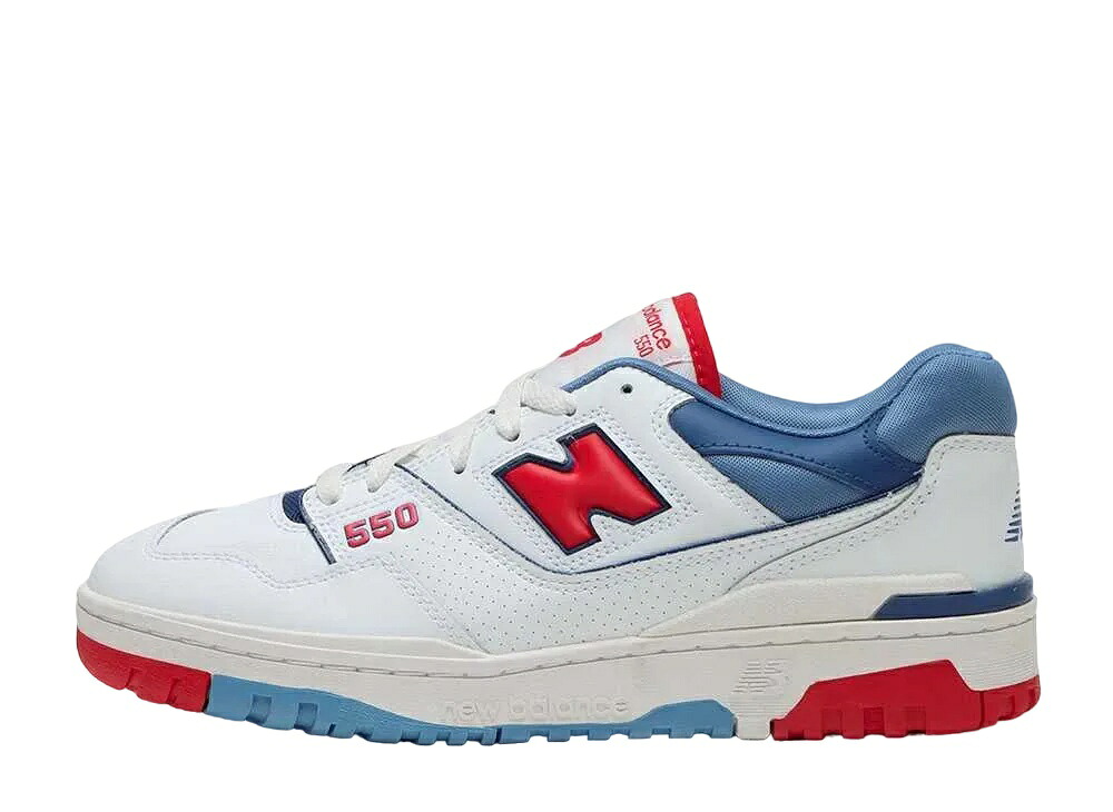 ＼1000円OFFクーポン発行／New Balance ニューバランス 550 ホワイト/レッド ニューバランス BB550NCH メンズ スニーカー ランニングシューズ 21SN-BB550NCH｜セレクトショップFrenz