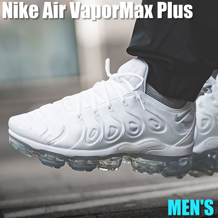 スニーカー 楽天セール 全品p10倍 最大44倍 クーポン付き Nike Air Vapormax Plus White ナイキ エア ヴェイパーマックス プラス 100 メンズ スニーカー ランニングシューズ 19sx 003 002 セレクトショップfrenz