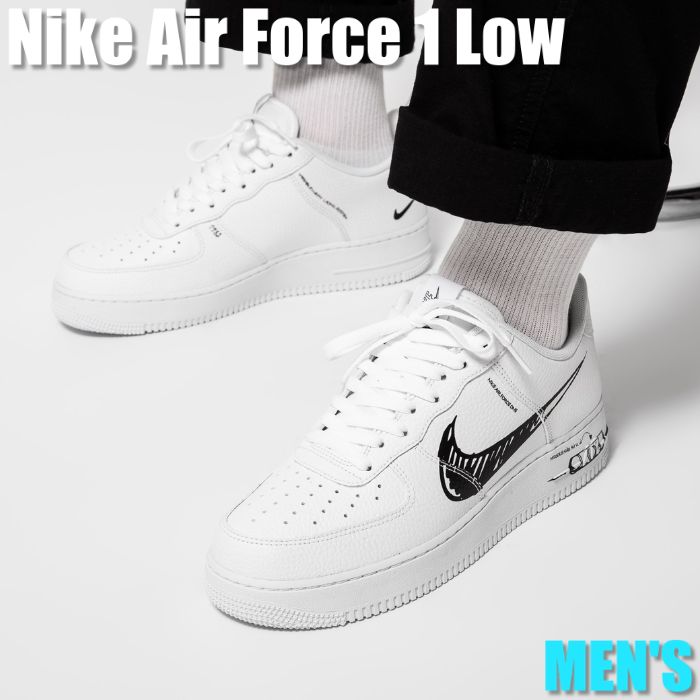 【今だけ500円割り引き引き換え証あり!!】Nike ナイキ 空軍1 LV8 ありがた味 “黒いこと下書き“ Nike Air Force 1 Low “Sketch White Black“ ナイキ 空軍1 LV8 ありがた味 CW7581-101 メンズ スニーカー 駈けっくらシューズ 19SX-20220913235140-029