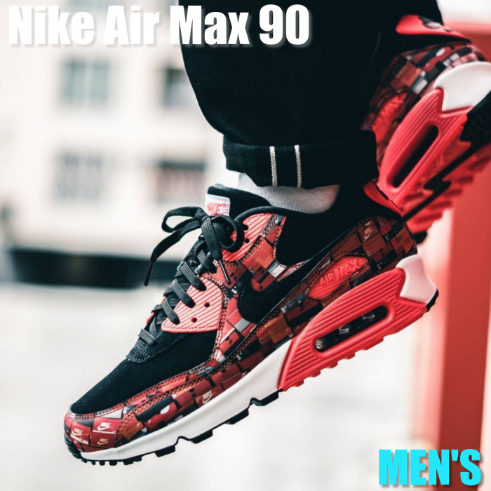 【百貨店大売り出し】1000円引き換え証書き著す！Nike アトモス×ナイキ エア湖マックス90 赤いこと WE LOVE NIKE Nike Air Max 90 “Atmos We Love Nike (Bright Crimson)“ ナイキ AQ0926-001 アトモス×ナイキ エア湖マックス90 赤いこと 19SX-20220917093808-088
