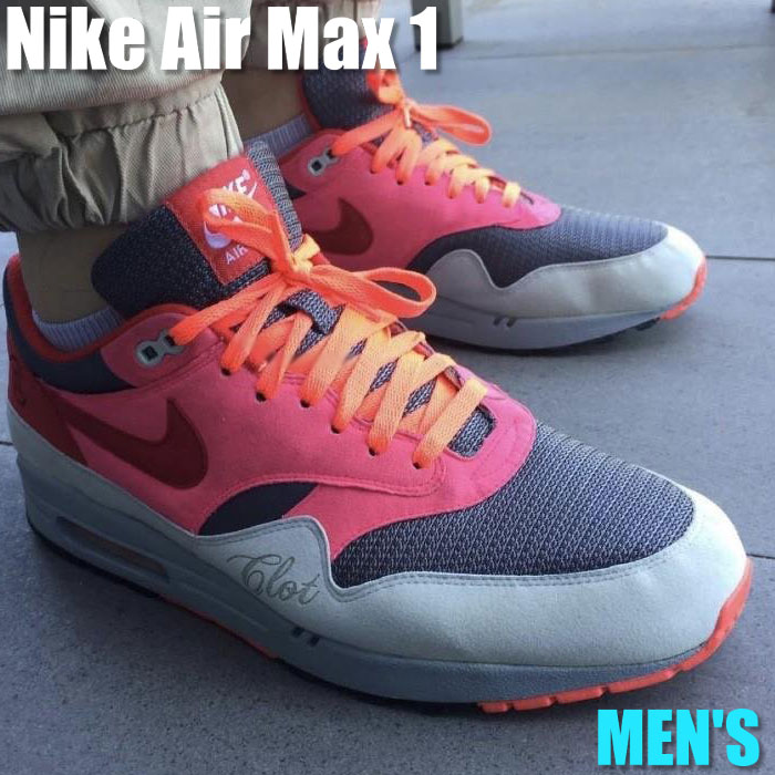 ＼1000円OFFクーポン券ふり出し／Nike Nike Air Max 1 CLOT Kiss of Death Solar Red (Special Box) ナイキ エア湖マックス1 DD1870-600 メンズ スニーカー 駈けっくらシューズ 19SX-20220921174258-053 スニーカー-靴-メンズ靴