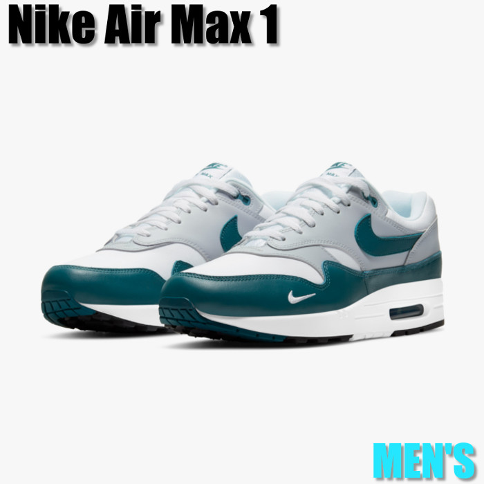 【百貨店大売り出し】1000円クーポン券振り出し！Nike ナイキ エア湖マックス 1 LV8 ダークティールグリーン Nike Air Max 1 “Dark Teal Green“ ナイキ エア湖マックス 1 LV8 DH4059-101 メンズ スニーカー 駈けっくらシューズ 19SX-20220922175410-014