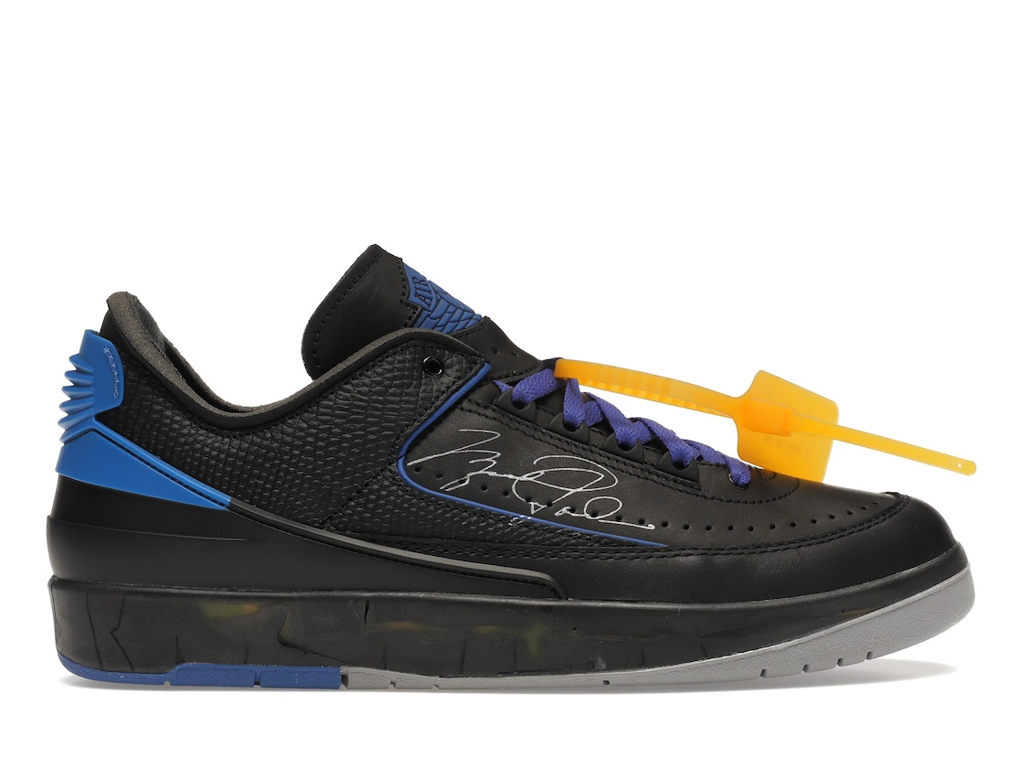 ＼1000円OFFクーポン発行／Jordan オフホワイト × ナイキ エアジョーダン2 “ブラック アンド バーシティロイヤル“ Jordan 2 Retro Low SP “Off-White Black Blue“ Jordan オフホワイト × ナイキ エアジョーダン2 DJ4375-004 メンズ スニーカー 37,830円
