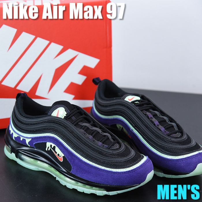【百貨店大売り出し】1000円引き換え証書き著す！Nike ナイキ エア湖マックス97 “日暈ウィーン“ Nike Air Max 97 “Slime Halloween (2020)“ ナイキ エア湖マックス97 DC1500-001 メンズ スニーカー 駈けっくらシューズ 19SX-20220926163306-048