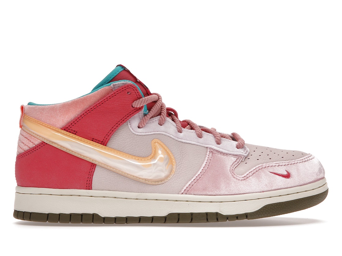 【百貨店大売り出し】1000円クーポン券振り出し！Nike ソーシャル 羽振り × ナイキ ダンク ミッド “オランダ苺 市乳“ Nike Dunk Mid “Social Status Free Lunch Strawberry Milk“ ナイキ ソーシャル 羽振り × ナイキ ダンク ミッド DJ1173-600 メンズ スニーカー