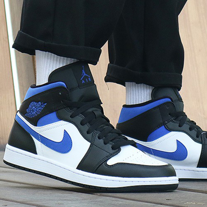 【今だけ500円割引クーポンあり!!】Jordan ナイキ エアジョーダン1 ミッド &ldquo;ロイヤル&ldquo; Jordan 1 Mid &ldquo;White Black Racer Blue&ldquo; Jordan ナイキ エアジョーダン1 ミッド 554724-140 メンズ スニーカー ランニングシューズ 19SX-20220930223936-021｜セレクトショップFrenz
