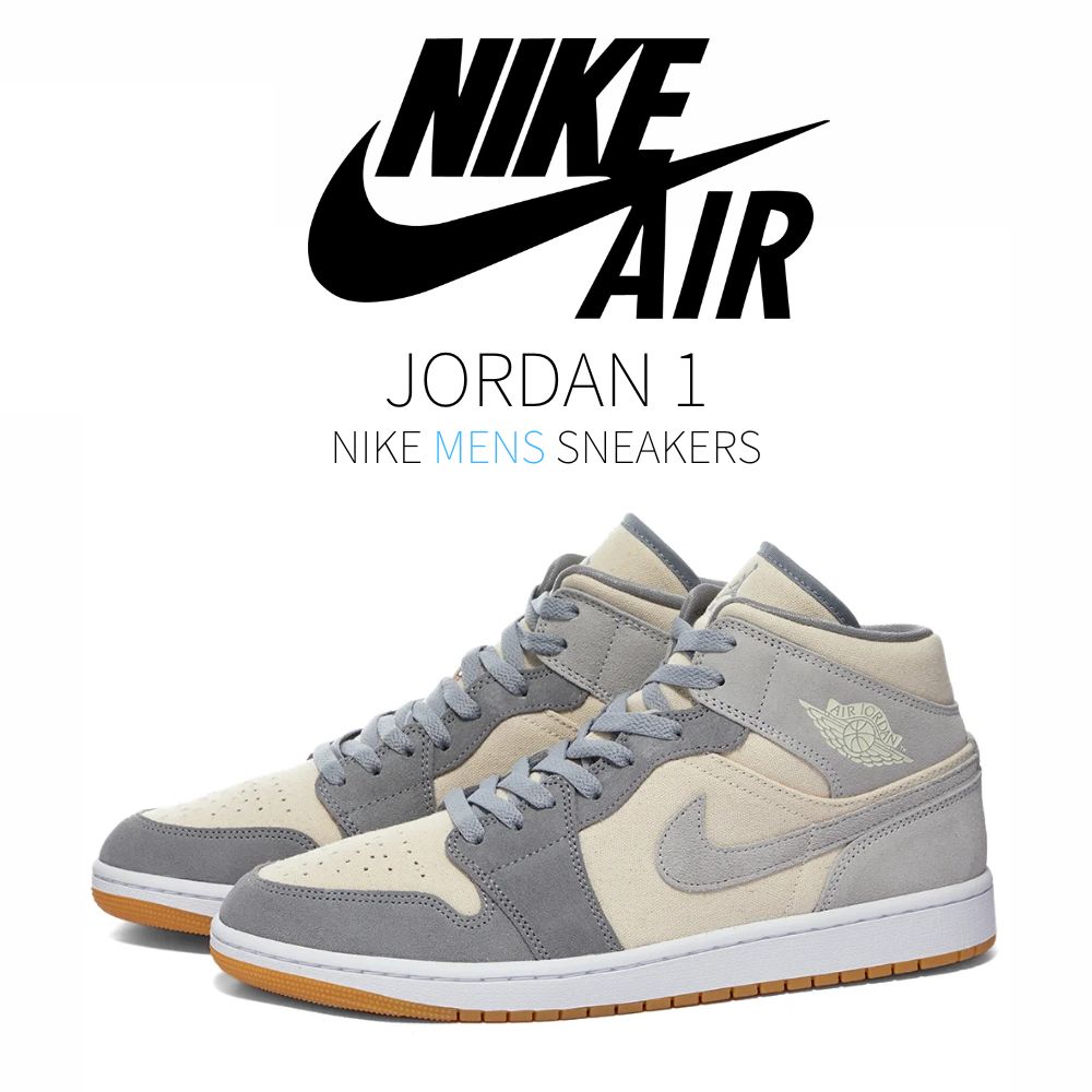 ＼1000円OFFクーポン発行／Jordan ナイキ エアジョーダン1 ミッド SE “ココナッツミルク/パーティクル グレー“ Jordan 1 Mid SE “Coconut Milk Particle Grey“ Jordan ナイキ エアジョーダン1 ミッド SE DN4281-100 メンズ スニーカー ランニングシューズ
