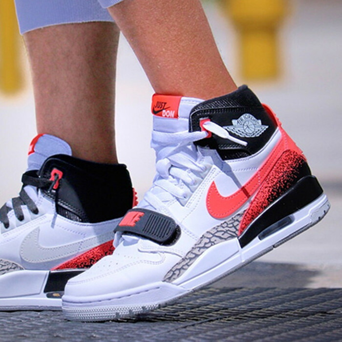 ＼1000円OFFクーポン発行／Jordan DON C×ナイキ ジョーダンレガシー312 ホットラヴァーブラックゼングレイ Jordan Legacy 312 “Tech Challenge 2 Hot Lava“ Jordan DON C × ナイキ ジョーダンレガシー312 AQ4160-108 メンズ スニーカー ランニングシューズ