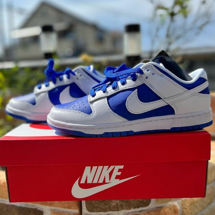 ＼1000円OFFクーポン発行／Nike ナイキ ダンク ロー “レーサーブルー アンド ホワイト/リバース ケンタッキー“ Nike Dunk Low “Racer Blue White“ ナイキ ナイキ ダンク ロー DD1391-401 メンズ スニーカー ランニングシューズ 19SX-20220930223936-165