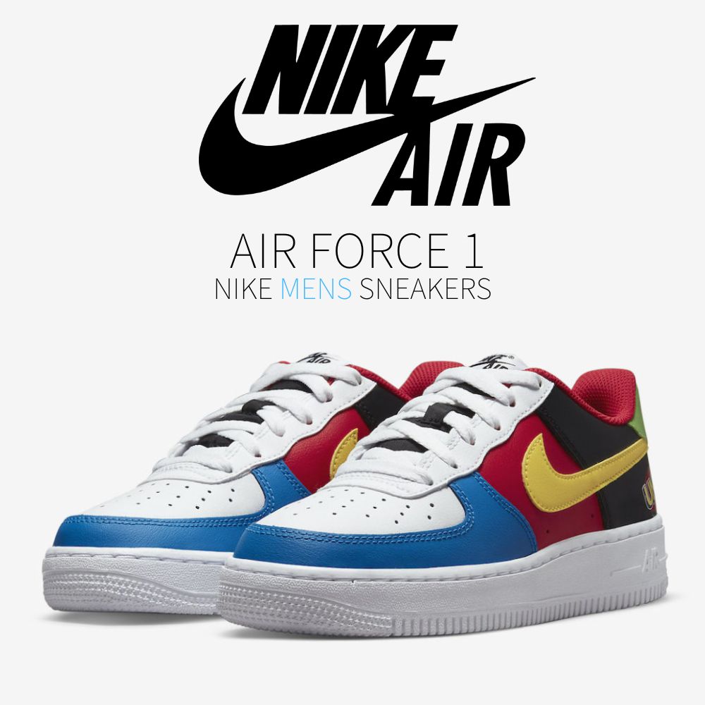 ＼1000円OFFクーポン発行／Nike ウノ × ナイキ エアフォース1 ロー “ホワイト/イエロー/ユニバーシティー レッド“ Nike Air Force 1 Low '07 QS “Uno“ ナイキ ウノ × ナイキ エアフォース1 ロー DC8887-100 メンズ スニーカー ランニングシューズ