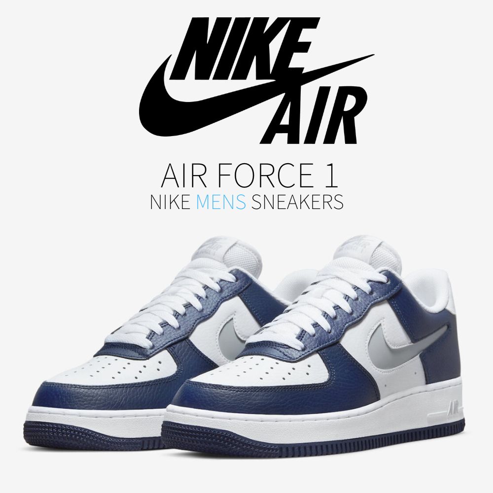 【今だけ500円割引クーポンあり!!】Nike ナイキ エアフォース1 ロー “ホワイト ネイビー グレー“ Nike Air Force 1 Low “White Navy Grey“ ナイキ エアフォース1 ロー DV3501-400 メンズ スニーカー ランニングシューズ 19SX-20221021155745-057|セレクトショップFrenz