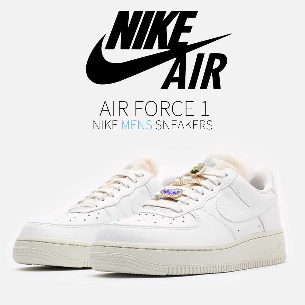＼1000円OFF引き換え証振りだし／Nike ナイキ エア湖 フォース 1 置き目 “ブリング“ Nike Air Force 1 Low Prm “Jewels White“ ナイキ エア湖 フォース 1 置き目 DN5463-100 ウィメンズ レディース スニーカー 駈けっくらシューズ 19SX-20221021155745-091 靴-レディース靴