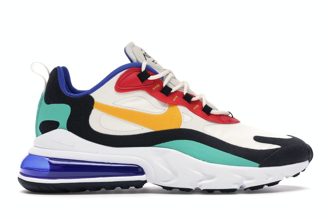 【今だけ500円割引クーポンあり!!】Nike ナイキ エアマックス 270 リアクト “ファントム/ユニバーシティ ゴールド/ユニバーシティ レッド“ Nike Air Max 270 React “Bauhaus“ ナイキ エアマックス 270 リアクト AO4971-002 メンズ スニーカー ランニングシューズ|セレクトショップFrenz