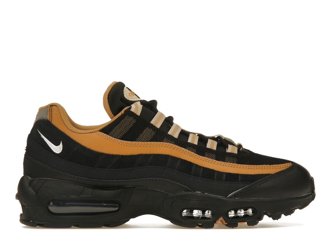 【今だけ500円銀行割引引き換え証あり!!】Nike Nike Air Max 95 Black Elemental Gold ナイキ 大気圏 マックス 95 DM0011-004 メンズ スニーカー 駈けっくらシューズ 19SX-20230604093222-006