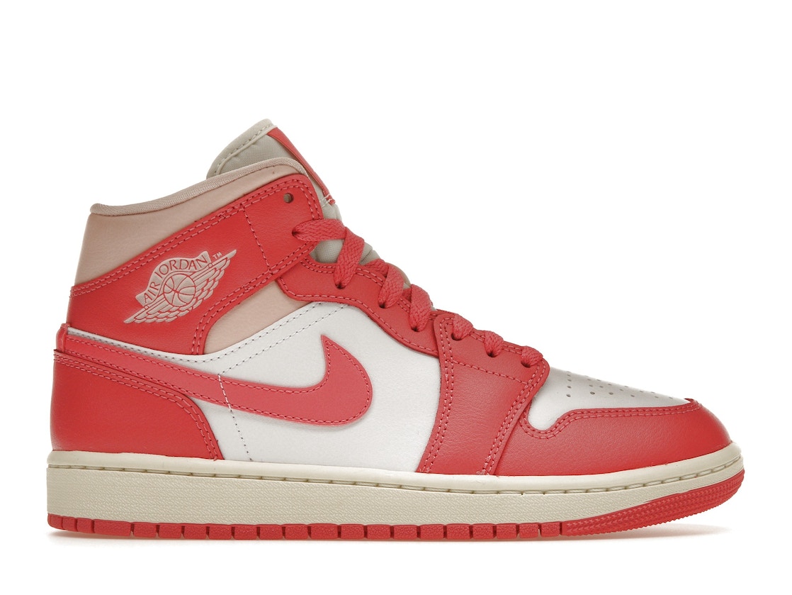 【今だけ500円銀行割引引き換え証あり!!】Jordan Jordan 1 Mid Strawberries and Cream (Women\u0027s) Jordan ナイキ 大気圏 ジョーダン 1 MID BQ6472-186 ウィメンズ レディース スニーカー 駈けっくらシューズ 19SX-20230604093222-071