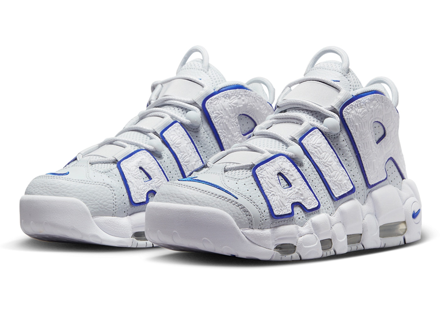 【百貨店大売り出し】1000円引き換え証書き著す！Nike Nike Air More Uptempo Embossed White Royal Blue ナイキ エアモアアップテンポ FD0669-100 メンズ スニーカー 駈けっくらシューズ 19SX-20230405150941-019