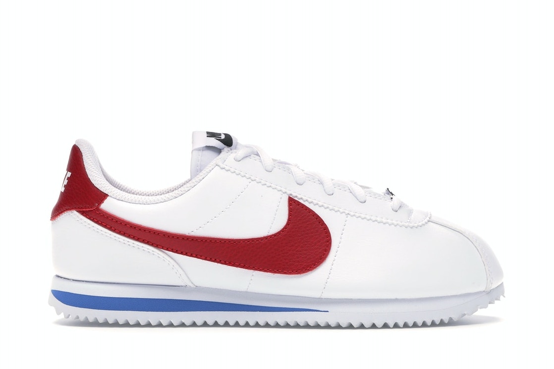 【今だけ500円割引クーポンあり!!】Nike ナイキ GS コルテッツ ベーシック フォレスト ガンプ &ldquo;ホワイト/バーシティ レッド&ldquo; Nike Cortez Basic &ldquo;Forrest Gump (GS)&ldquo; ナイキ クラシック コルテッツ フォレスト ガンプ 904764-103 大人も履ける キッズモデル レディース｜セレクトショップFrenz