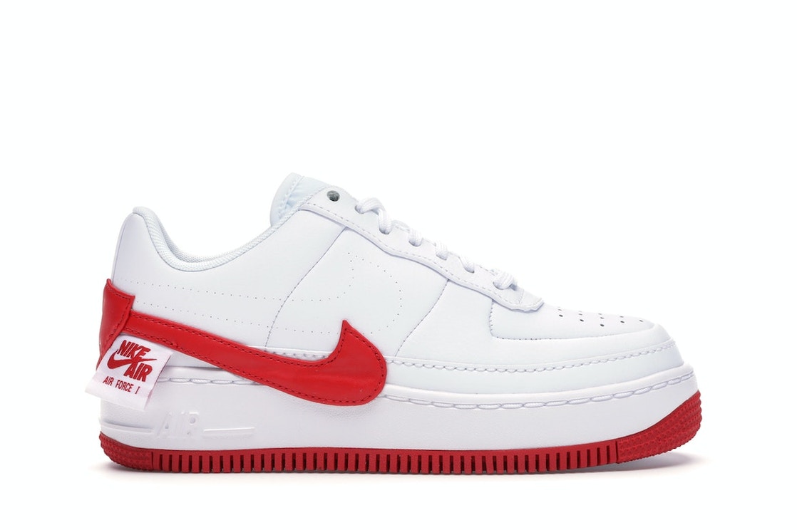 【今だけ500円銀行割引クーポン券あり!!】Nike ナイキ 空軍 ジェスター XX “白いこと 最高学府 赤いこと (WMNS)“ Nike Air Force 1 Jester XX “White University Red (Women\u0027s)“ ナイキ 空軍 1 ジェスター AO1220-106 ウィメンズ レディース スニーカー
