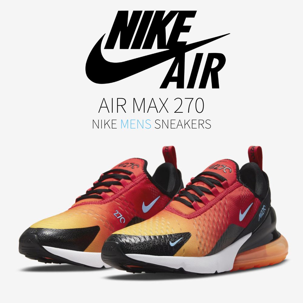 【百貨店大売り出し】1000円引き換え証書き著す！Nike Nike Air Max 270 Sunset ナイキ DQ7625-600 メンズ スニーカー 駈けっくらシューズ 19SX-20221013111752-006