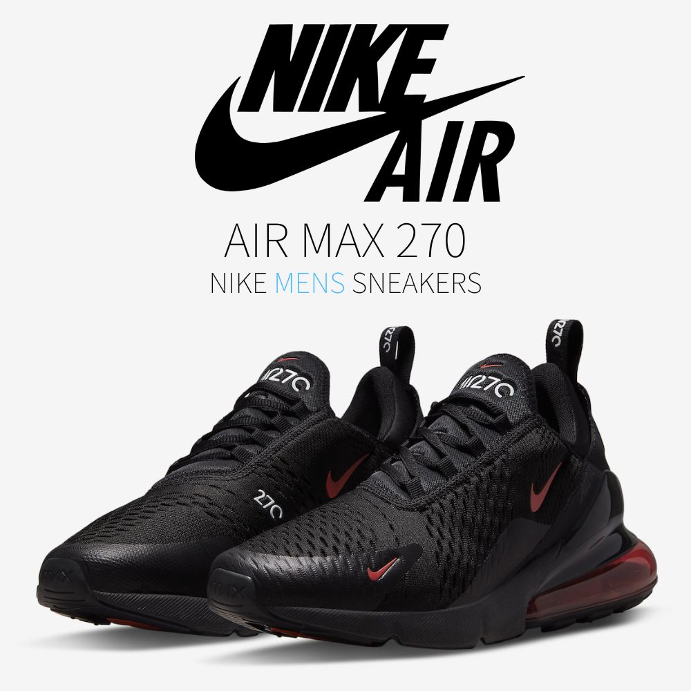 【百貨店大売り出し】1000円クーポン券ふり出し！Nike Nike Air Max 270 Bred (2022) ナイキ DR8616-002 メンズ スニーカー 駈けっくらシューズ 19SX-20221013111752-007