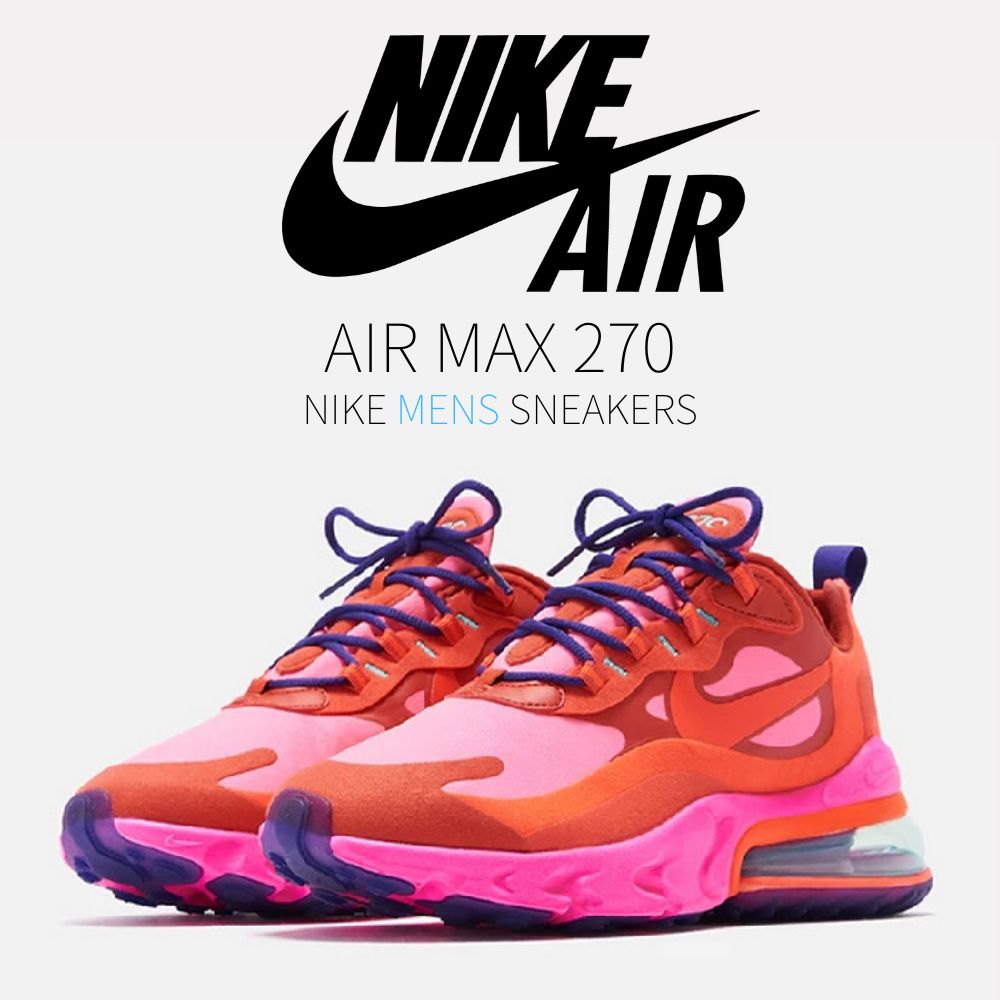 【今だけ500円割引クーポンあり!!】Nike ナイキ エアマックス270リアクト “エレクトロニック ミュージック“ Nike Air Max 270 React “Electronic Music“ ナイキ AO4971-600 メンズ スニーカー ランニングシューズ 19SX-20221013111752-025