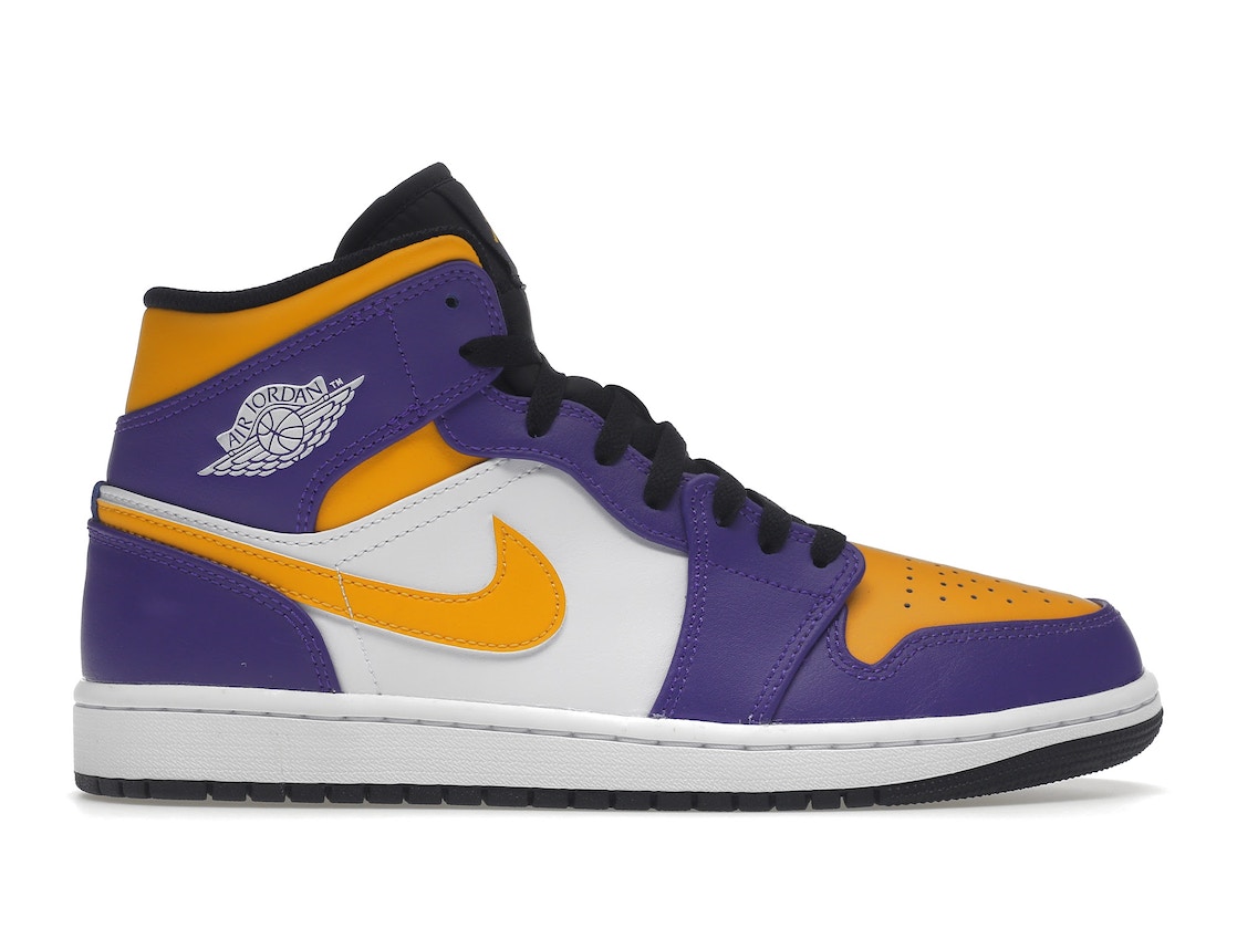 ＼1000円OFFクーポン発行／Jordan Jordan 1 Mid Lakers (2022) Jordan ナイキ ジョーダン 1 ミッド DQ8426-517 メンズ スニーカー ランニングシューズ 19SX-20230405152323-020