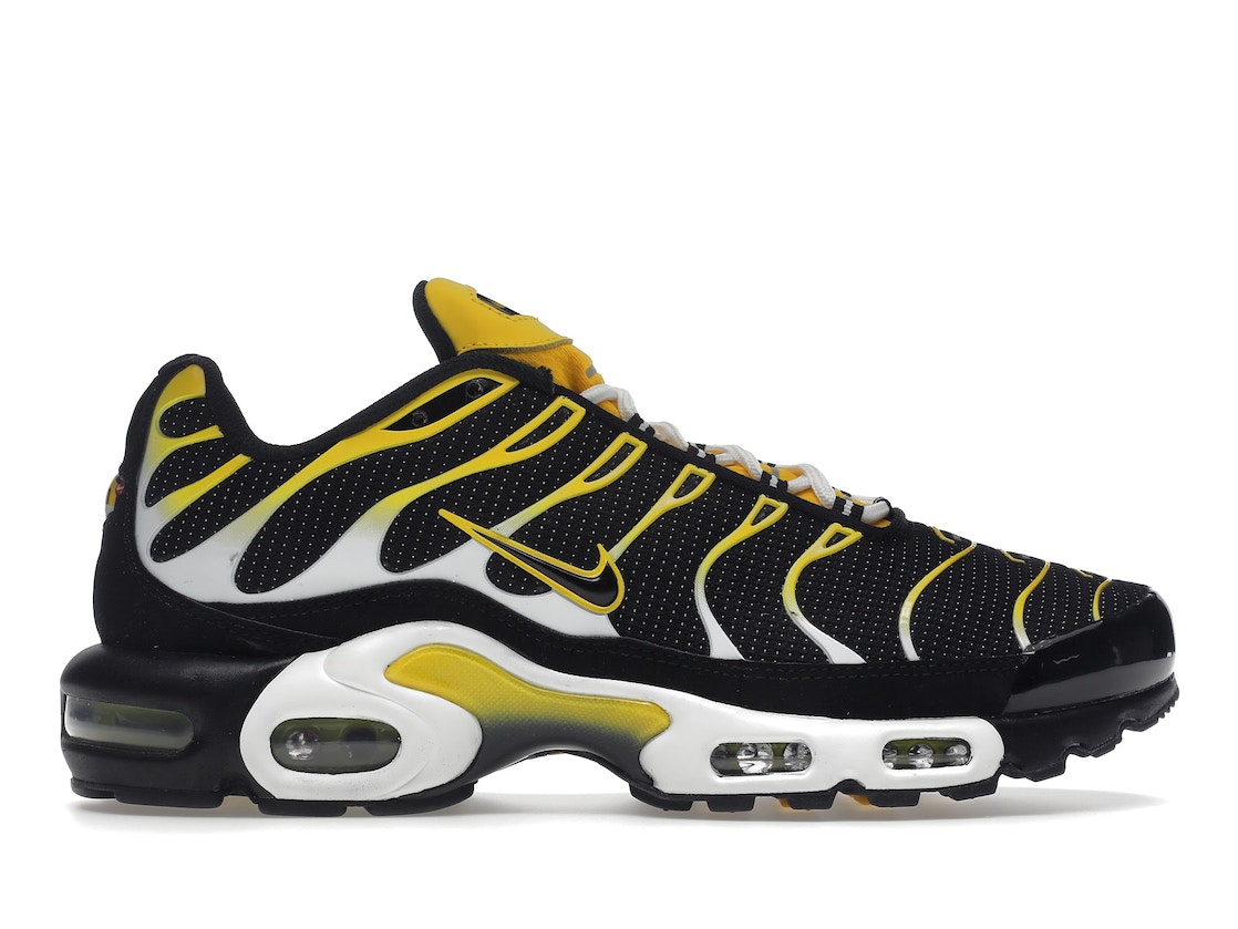【百貨店大売り出し】1000円クーポン券ふり出し！Nike Nike Air Max Plus Black Tour Yellow ナイキ 大気圏マックス 足し加える DQ3983-001 メンズ スニーカー 駈けっくらシューズ 19SX-20230406150338-037