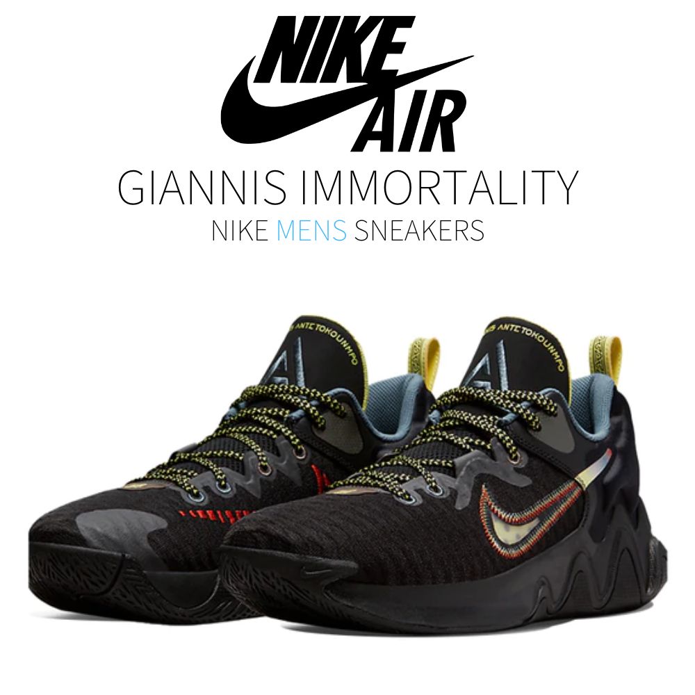 ＼1000円OFFクーポン発行／Nike Nike Giannis Immortality Black Red Yellow ナイキ ヤニス イモータリティ DH4470-001/DH4528-001 メンズ スニーカー ランニングシューズ 19SX-20230117153119-004