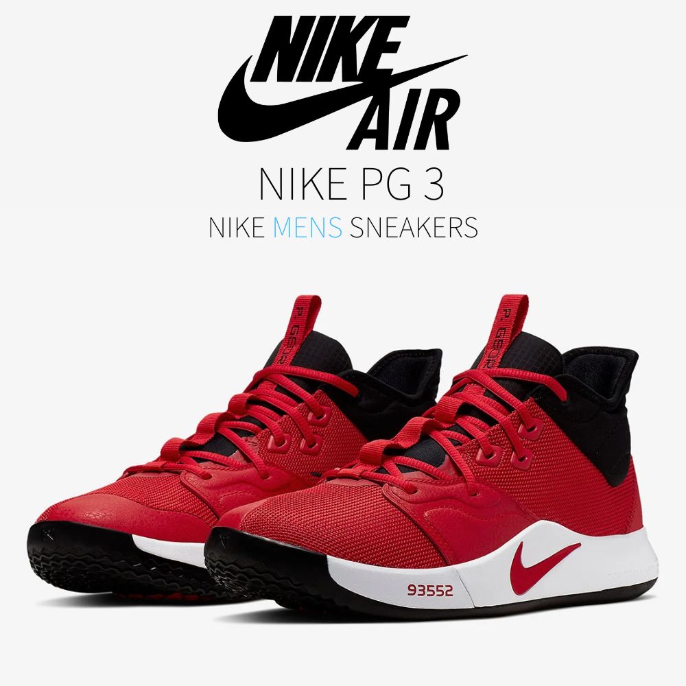 ＼1000円OFFクーポン発行／Nike Nike PG 3 University Red ナイキ PG 3 AO2607-600/AO2608-600 メンズ スニーカー ランニングシューズ 19SX-20230204171340-003