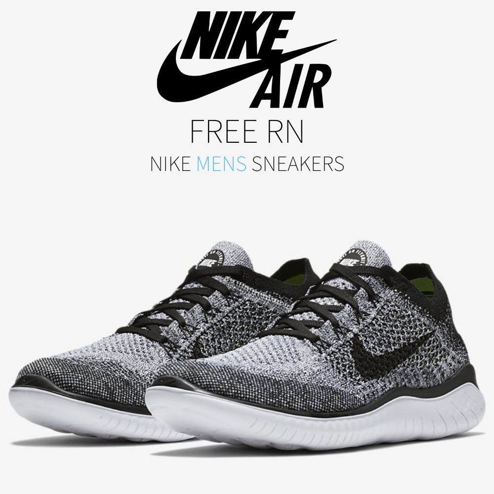 ＼1000円OFFクーポン発行／Nike Nike Free RN Flyknit 2018 Black White Ombre ナイキ フリー RN フライニット 2018 942838-101 メンズ スニーカー ランニングシューズ 19SX-20230206161959-008