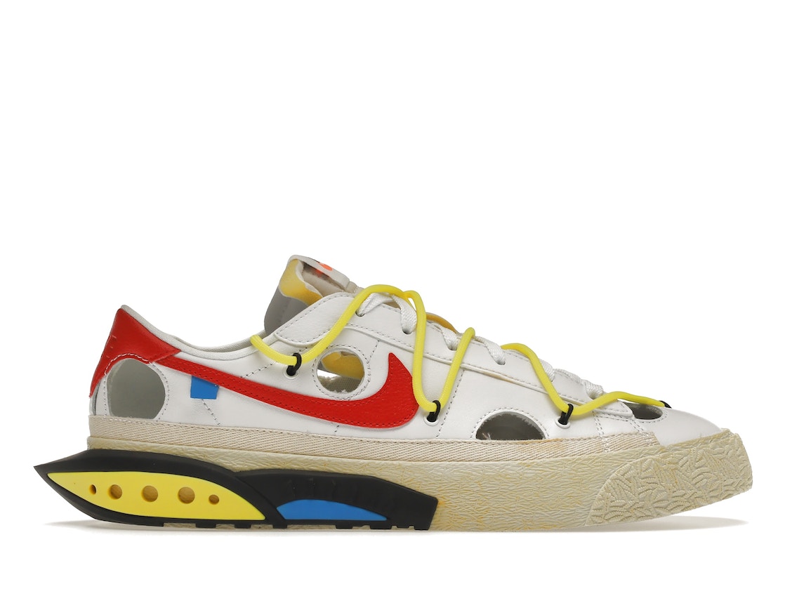 ＼1000円OFFクーポン発行／Nike オフホワイト × ナイキ ブレーザー ロー ユニバーシティレッド Nike Blazer Low “Off-White University Red“ ナイキ ブレーザー ロー x オフホワイト DH7863-100 メンズ スニーカー ランニングシューズ 19SX-20230307165528-019