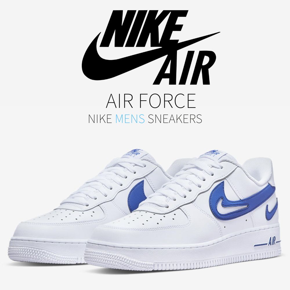 【今だけ500円割引クーポンあり!!】Nike Nike Air Force 1 Low '07 FM Cut Out Swoosh White Game Royal ナイキ エア フォース 1 ロー '07 FM DR0143-100 メンズ スニーカー ランニングシューズ 19SX-20221201165430-003｜セレクトショップFrenz