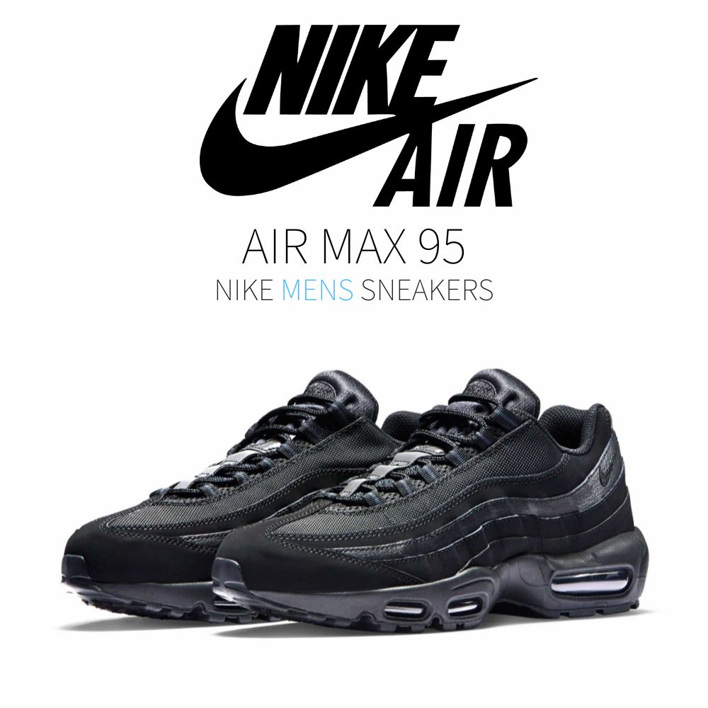 【今だけ500円割引クーポンあり!!】Nike ナイキ エアマックス 95 “トリプル ブラック“ (2014/2016/2018) Nike Air Max 95 “Triple Black (2014/2016/2018)“ ナイキ エアマックス 95 609048-092 メンズ スニーカー ランニングシューズ 19SX-20221222125511-003
